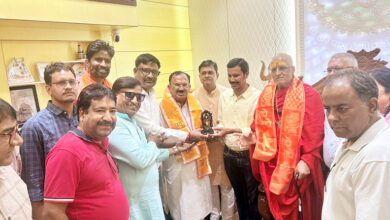 Photo of पुरुषोत्तम मास के अवसर पर हरि सेवा उदासीन आश्रम भीलवाड़ा पहुंचे विधान सभा अध्यक्ष