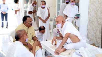 Photo of राजस्थान विधानसभाध्यक्ष देवनानी ने आचार्य महाश्रमण का आशीर्वाद प्राप्त कर आध्यात्मिक मार्गदर्शन लिया