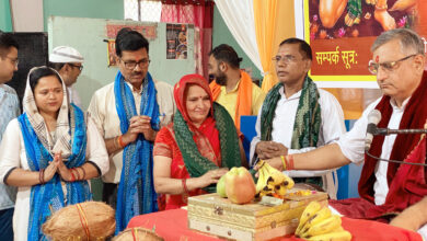 Photo of मन्दिर बने सामाजिक चेतना के केंद्र: अरविन्द भाई ओझा