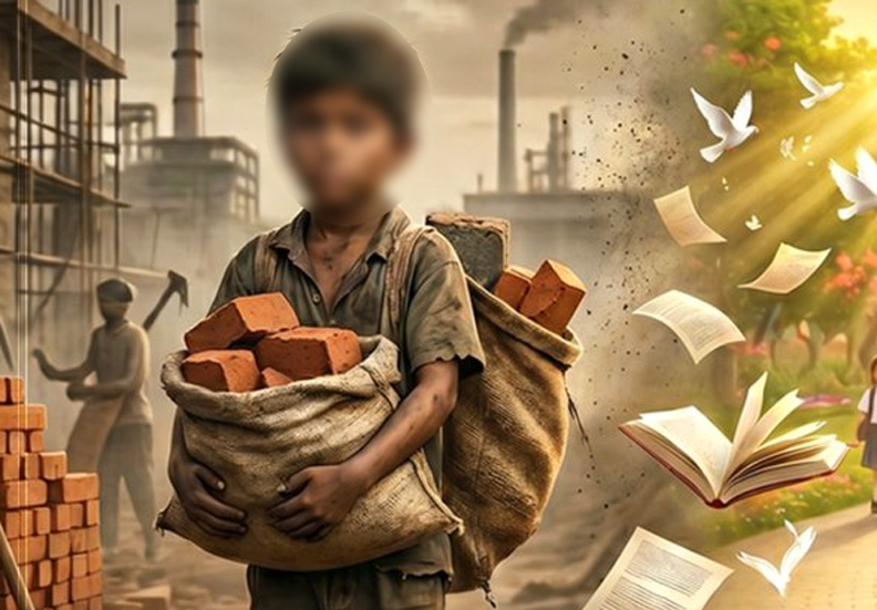 बचपन की मिठास को कड़वे पसीने में बदलती यह निर्दयी दुनिया