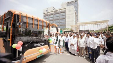 Photo of जेवर एयरपोर्ट के लिए इलेक्ट्रिक सिटी बस सेवा का शुभारंभ