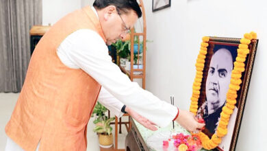 Photo of आरएसएस के संस्थापक डॉ. मुखर्जी की पुण्यतिथि पर मुख्यमंत्री ने दी श्रद्धांजलि