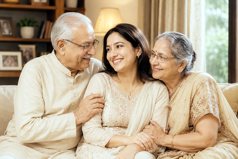 आज बेटियां बेटों से आगे बढ़कर अपने बुजुर्ग माता-पिता का सहारा बन रही हैं
