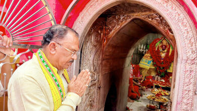 Photo of विधानसभाध्यक्ष वासुदेव देवनानी ने त्रिपुरा प्रवास के दौरान त्रिपुरा सुंदरी मंदिर के किये दर्शन