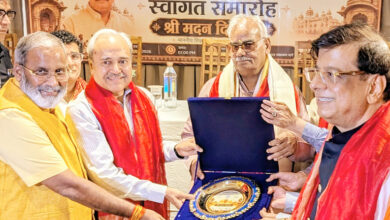 Photo of राजस्थान के शिक्षा, संस्कृत शिक्षा और पंचायतराज मंत्री मदन दिलावर का प्रवासी राजस्थानियों ने किया अभिनन्दन
