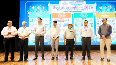 Photo of टीएमयू में दीक्षारंभ 2025 के समापन सत्र में समझाई छात्रों को यूनिवर्सिटी की रीति-नीति