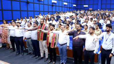 Photo of टीएमयू में स्टुडेंट्स ने लिया राष्ट्र को नशामुक्त बनाने का संकल्प