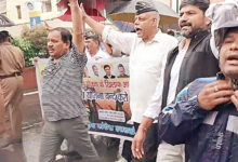 Photo of कांग्रेस पूर्व सैनिक विभाग ने अग्निवीर योजना के विरोध में निकाली आक्रोश रैली