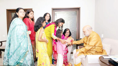 Photo of राखी पर बेटियों को ‘सेहत की सुरक्षा’ का तोहफा, अमित शाह ने टाइप-1 डायबिटीज से पीड़ित बच्चियों के साथ मनाया रक्षाबंधन