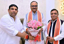 Photo of उप मुख्यमंत्री बृजेश पाठक शहर विधायक संजीव शर्मा के आवास पर पहुंचे