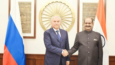 Photo of लोक सभा अध्यक्ष ओम बिरला ने रूस की State Duma के चेयरमैन श्री व्याचेस्लाव वोलोदिन से द्विपक्षीय वार्ता की