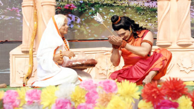 Photo of विश्व प्रसिद्ध लव कुश रामलीला में सोने की विशाल लंका धू-धू करते हुए जली